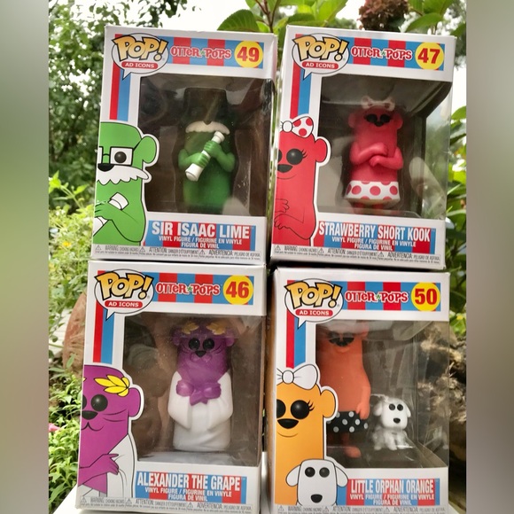 NEW 4 FUNKO Pop Ad Icons Otter Pops #46 #47 #49 #50 Collectible Vinyl Figure Toy - Picture 13 of 13